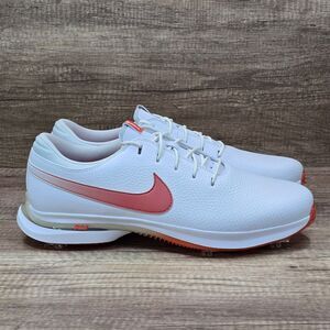 Nike Air Zoom Victory Tour 3 Men's 14 White Orange Golf Shoes (FQ3273-102) NEW